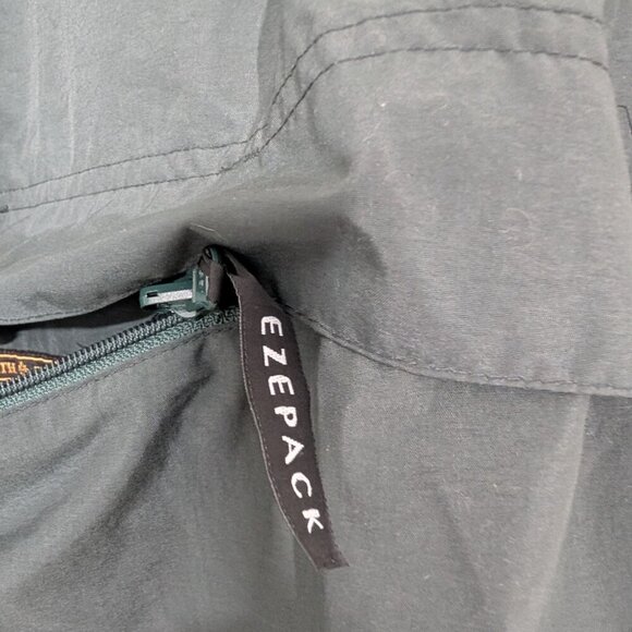 Krispy Kreme Donuts Employee Jacket Size Large Green All Climate Wear Full Zip - Picture 10 of 14